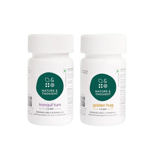 Boswellia and curcumin | happy gut + healthy joints combo 30 capsules